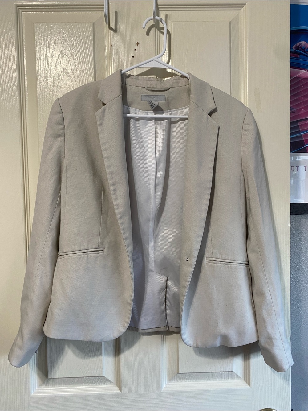 H&M Light Beige Women's Tailored Blazer